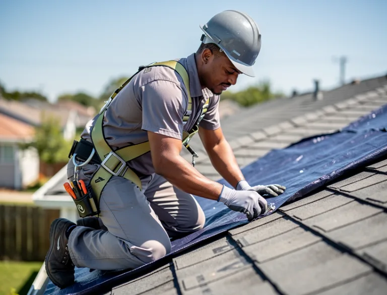 Roof Tarping service in Hinckley